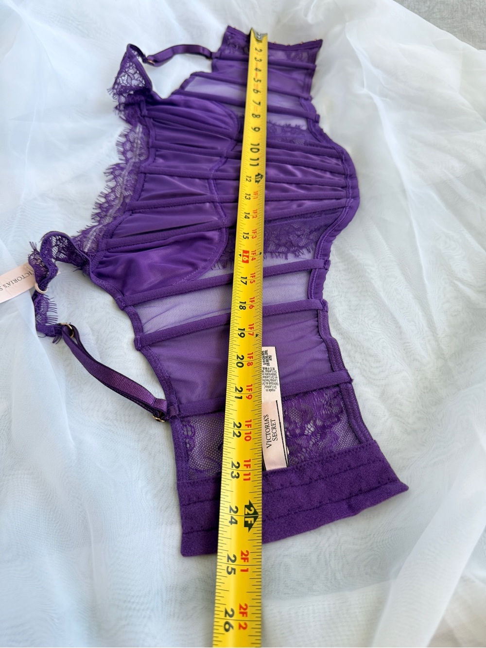 Victoria’s Secret Violetta Purple Lace Corset Top | S | NWT | Romantic Feminine - Picture 9 of 9